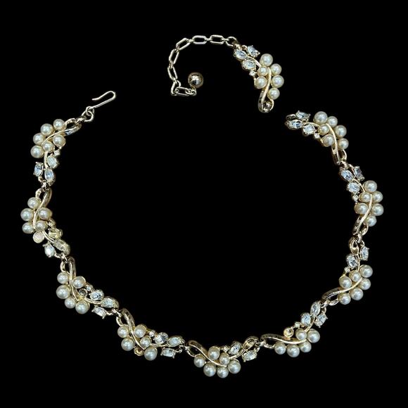 Rhinestone Recovery Lot Jewelry Findings & Crafting Vintage Lot Of 4 Necklaces - Picture 6 of 16